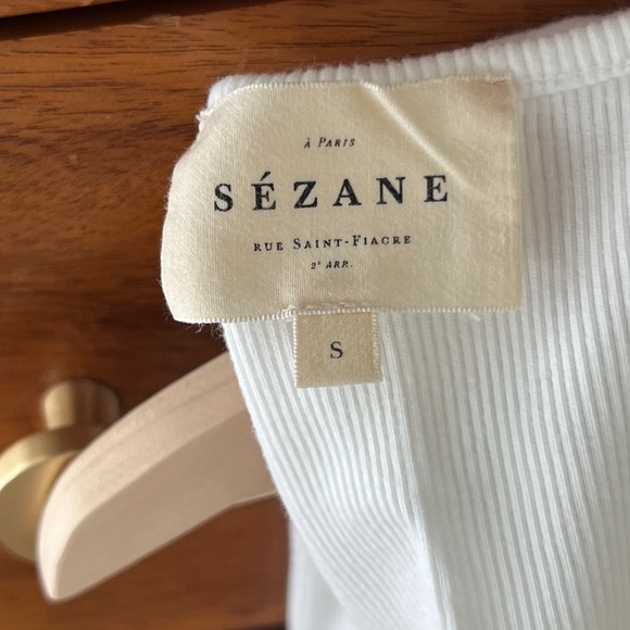 2x Sezane Juan Tank black/white S - Picture 5 of 6